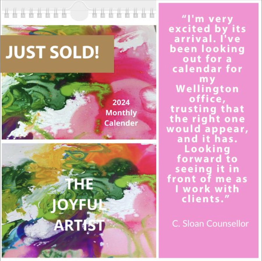 the joyful artist calander